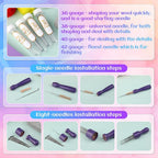 Mayboos Needle Felting Kit, 50 Colors Wool Roving Set - Image 4