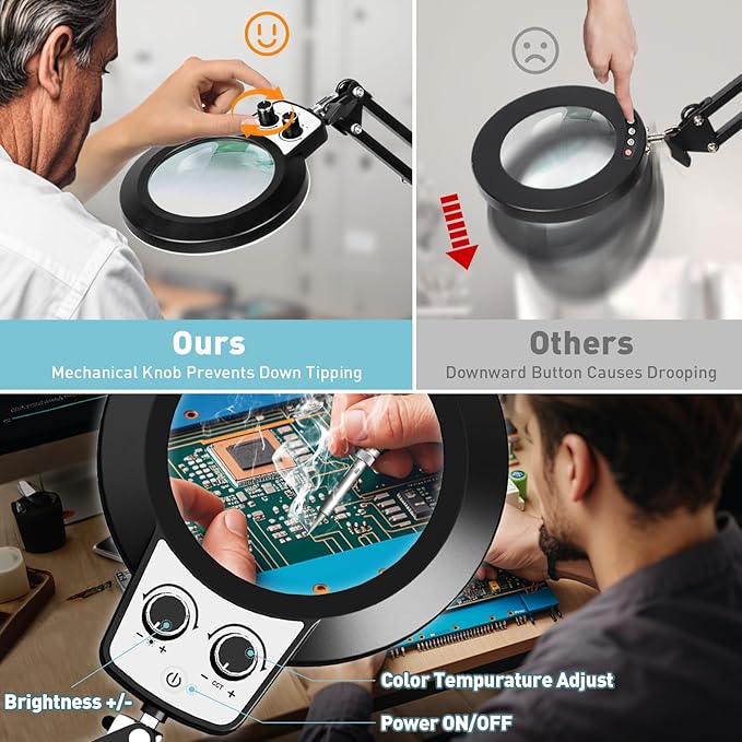 Helping Hands Soldering Station, 10X Magnifying Glass - Image 4