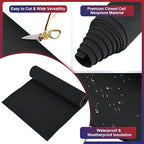 NYXOVA Neoprene Sponge Foam Sheet Roll, Closed Cell Foam Rubber Padding Without - Image 3