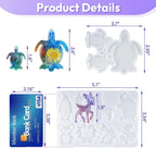 HeyClear 2PCS Keychain Resin Molds - Image 2