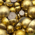 1500PCS 3-14mm Gold Flatback Pearls, 150g by Sqqzuie