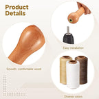 3 Pcs Wooden Thread Spool Set - Image 3