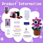 kgxulr Crochet Kit, Big-Eyed Knitting Kit - Image 2