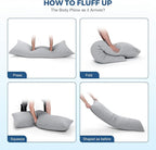 Rainmr Thick Memory Foam Body Pillow - Image 8