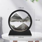 Moving Sand Art Liquid Motion, 3D Deep Sea Sandscape Color Quicksand Decor - Image 2