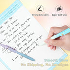 UIXJODO 12 Pcs Gel Pens 0.5mm Quick Dry Black Ink Pens Fine Point Smooth - Image 5