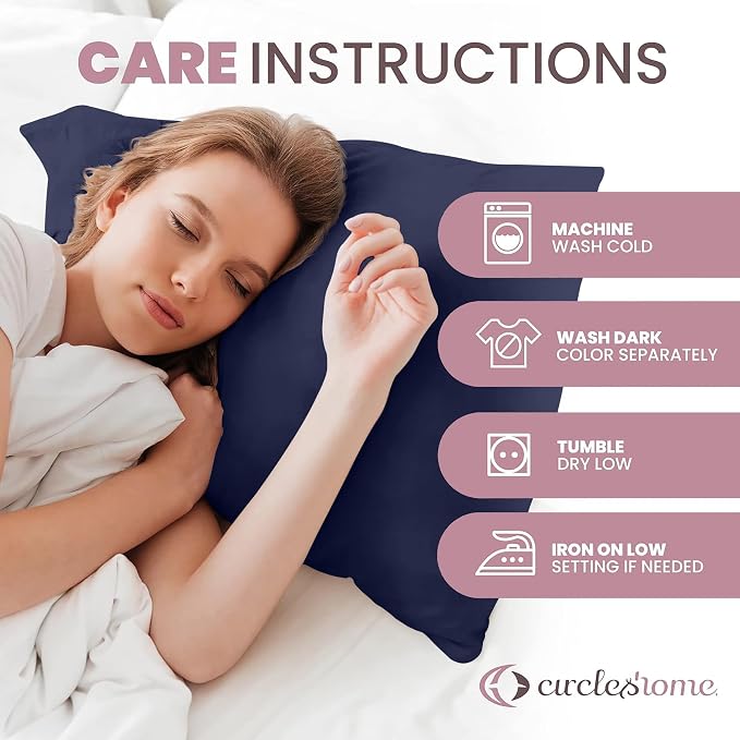 CirclesHome Pillow Protectors Single Pack Body Zippered - Image 7