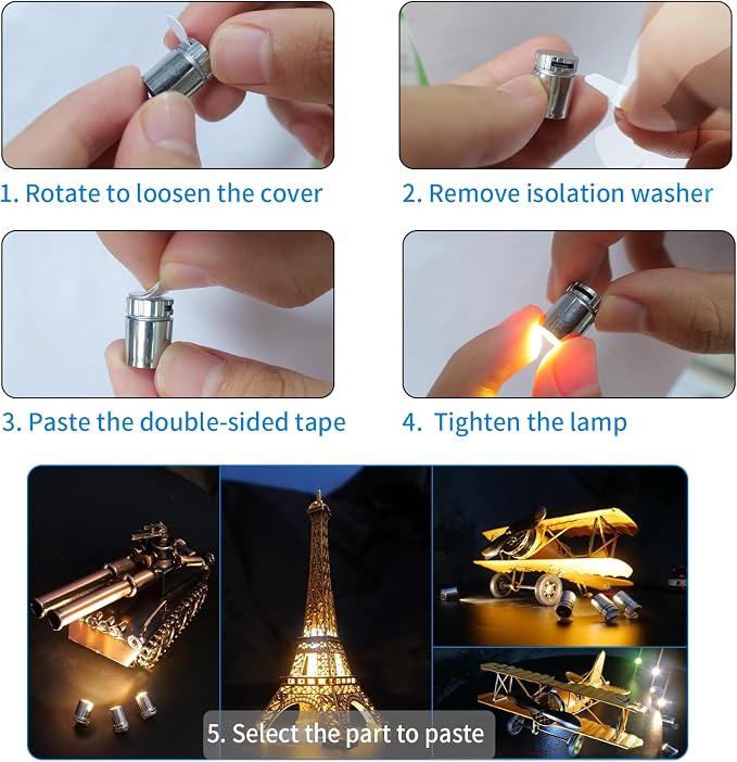 Mini LED Lights, Model Displays & Miniatures. Perfect - Image 2