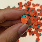 100pcs Carrot Polymer Clay 10mm Spacer Beads - Image 6