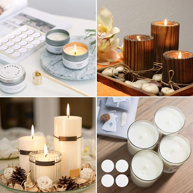 buluker 150Pcs Functional Smokeless Candle Wicks - Image 5