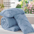 BEDELITE Cornflower Blue Queen Comforter Set - Image 7