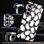 Case for Samsung Galaxy S23 Case, Halloween Ghosts Bats Design Hybrid Dual - Image 3