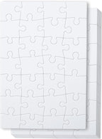 Mr. Pen- Blank Puzzle, 10 Pack, 28 Pieces/Pack, 5.5" x 8.1" | Blank Puzzles to by MrPen
