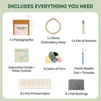 Kukovaya Punch Needle Kit for Beginners & Adults; Complete DIY Embroidery - Image 2