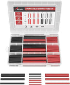 RED WOLF Waterproof Red and Black Heat Shrink Tubing Kit 270PCS, 3:1 Shrinkage - Image 8