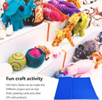 Jtnohx Color Felt, 1 Square Yard Felt Fabric, 1.4mm Thickness Flexible Craft - Image 6