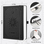 EMSHOI Dotted Journal Notebook, 320 Pages, A5 Size | Leather Hardcover - Image 4