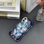 ZHEGAILIAN Case for iPhone 16, Stained Glass Butterfly Aesthetic Durable - Image 3
