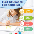 FUMILE Stretched Canvas for Painting, Blank Canvases for Painting Multi 12 Pack - Image 4