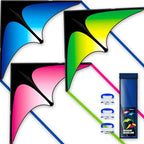 SGftre Delta Kite Three Set for Kids and Adults, Perfect Family Kite for Parks by SGftre