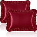 Homiest Ruffle Satin Pillowcase by Homiest