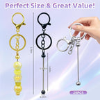 28 Pcs Beadable Keychain Bars - Image 2