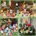 DIYDEC 50pcs Mini Resin Animal 50 Styles Tiny Resin Animals Miniature to Hide - Image 5