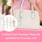 ZOYVUX 363Pcs Lip Gloss Charms Keychain Kit, DIY Bag Charm Kit - Image 5