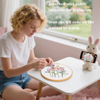 Easy Flower Embroidery Kits for Beginners Adults, Minimalism Embroidery Starter - Image 3