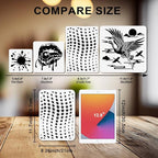 MAYJOYDIY 4Pcs Star Gradient Stencil - Image 2