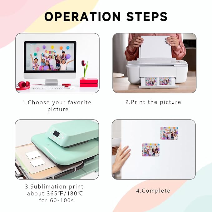 200pcs Sublimation Magnets Blanks Custom Fridge Magnets | Personalized - Image 7