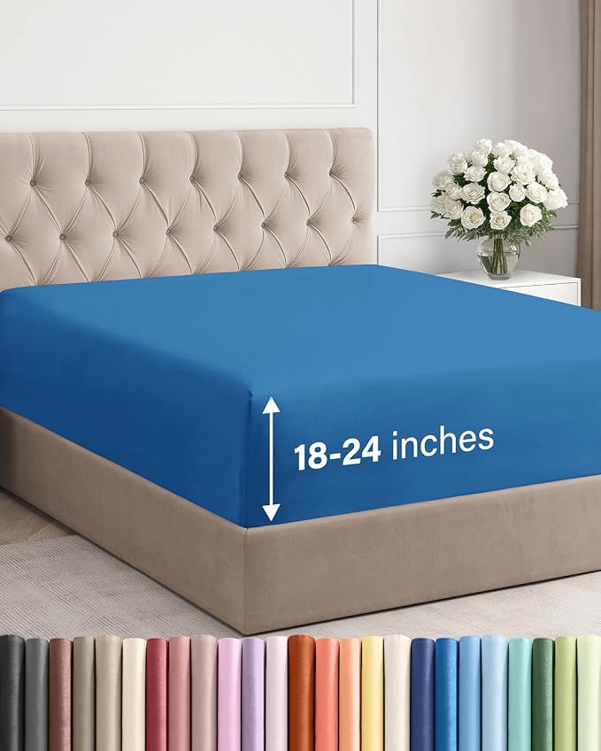 Extra Deep Queen Fitted Sheet by CGKUnlimited