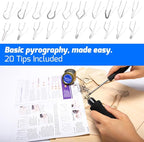 WEP 939D-V Wood Burning Kit 250-750℃/482-1382℉Adjustable Wood Burning Tool - Image 7
