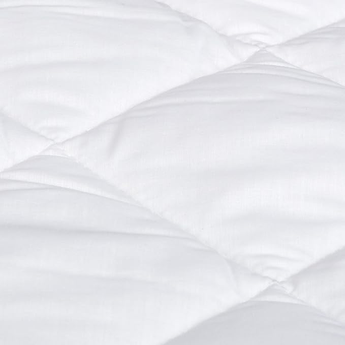 Amazon Basics Hypoallergenic Breathable Quilted Mattress Topper Pad, 18 Inches - Image 5