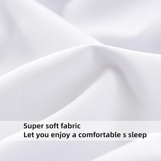 HBHLFZ Twin XL Fitted Sheet Only, Soft Breathable Bottom Sheet - Image 4