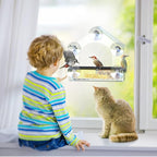 Clear Window Bird Feeder with 5 Extra Strong Suction Cups, DY-SKTY Sturdy and - Image 6