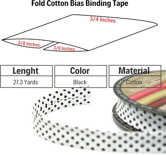 Cotton Fold Bias Binding Tape - Image 3