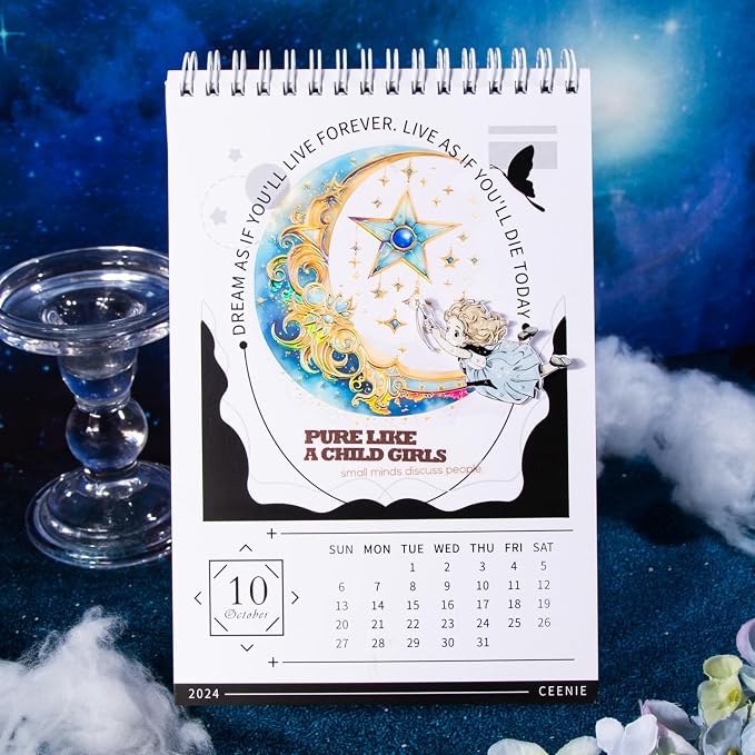 Yoksas 36Pcs Large Holographic Fantasy Moon Stickers - Image 5
