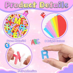 656 Pcs Foam Letter Stickers, Self-Adhesive EVA Alphabet Stickers Small 1 Inch - Image 3