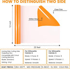 Heat Transfer Vinyl Orange, 12Inches×20FT Iron on - Image 2