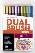 Tombow 56186 Dual Brush Pen Art Markers, Brush and Fine Tip Markers by Tombow