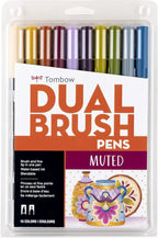 Tombow 56186 Dual Brush Pen Art Markers, Brush and Fine Tip Markers by Tombow