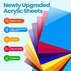 Suzile 30 Pcs Colored Acrylic Sheets 1/8 Inch Thick - Image 5