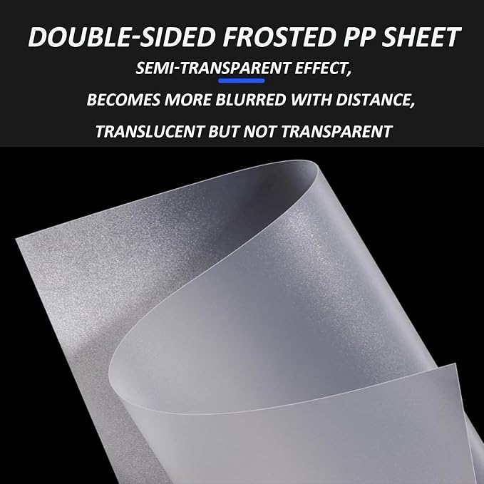 0.5mm Frosted Translucent PP Sheets, Flexible PVC Board - Image 4