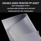 0.5mm Frosted Translucent PP Sheets, Flexible PVC Board - Image 4