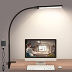 ShineTech LED Desk Lamp with Clamp, Clip On Desk Lamp by ShineTech