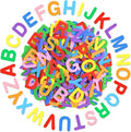 656 Pcs Foam Letter Stickers, Self-Adhesive EVA Alphabet Stickers Small 1 Inch by Unknown