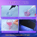 KISREL UV Resin Jewelry Making Kit - 100g Crystal Clear UV Resin and Jewelry - Image 5