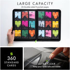 Vault X 9 Pocket Zip Binder, 360 Cards, Exo-Tec Material, 20 Side-Loading Pages - Image 4