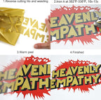 FUNKAKA Golden HTV Heat Transfer Vinyl Bundle, 10 Sheets Sticky HTV Vinyl - Image 5